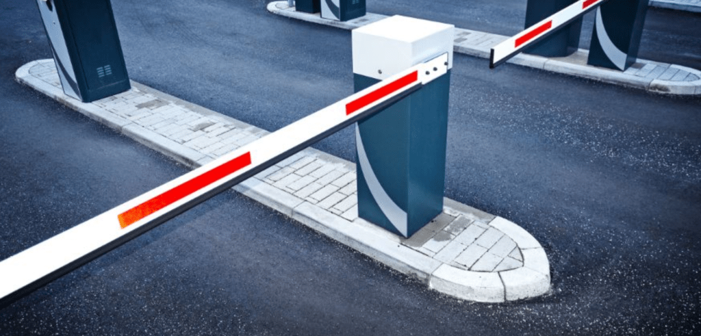 Boom barrier installation